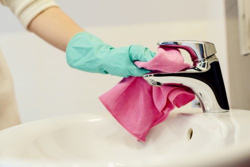 Deep cleaning service for carpets in a Snaresbrook business space