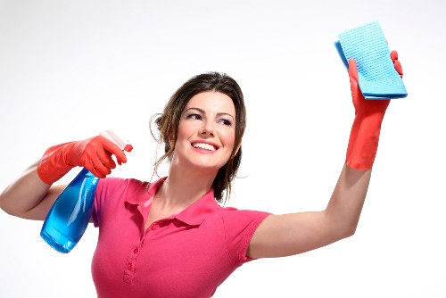 Carpet cleaning equipment treating commercial flooring in Snaresbrook